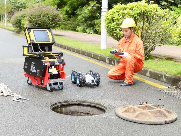 郑场镇管道机器人检测