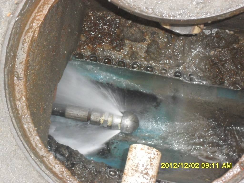 郑场镇污水管道高压清洗